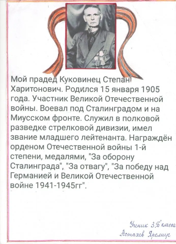 Астахов Яромир 3 Б 1